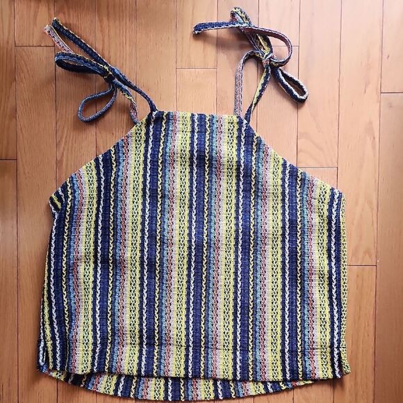 Madewell Multicolor Striped Camisole- Women's Size Large - Picture 4 of 4